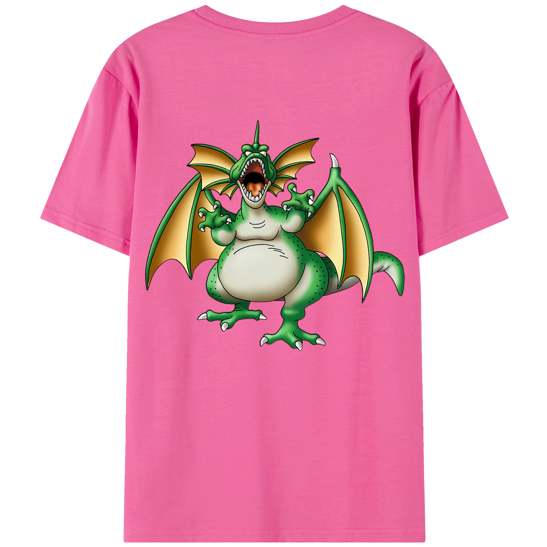 （画像用） ドラゴンクエスト Doragon Kuesuto Dragon Quest レディース半袖Tシャツ(バックプリント)